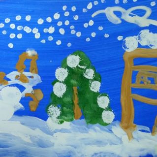 "Снеговик спешит на помощь"