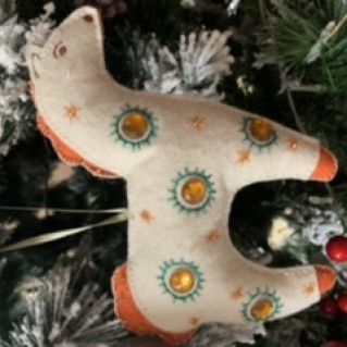 Лошадка из фетра