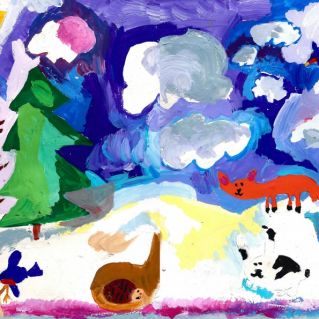 Зимний день