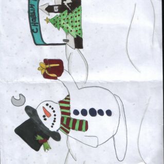 "Подарок от снеговика"