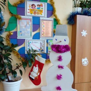 Украшу папиного снеговика