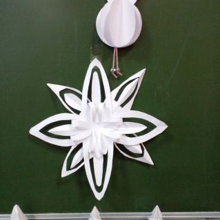 Ажурная снежинка