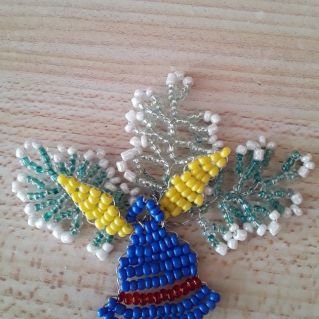 Новогодние игрушки.Бисероплетение