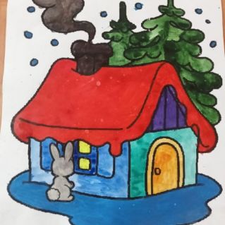 Зимний домик