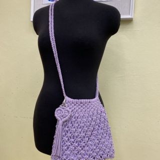 Сумка в технике макраме.