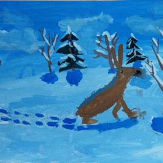 На лесной опушке