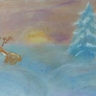 В зимнем лесу