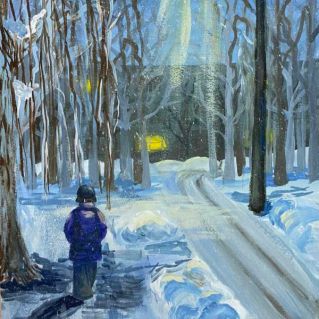 Зимним вечером