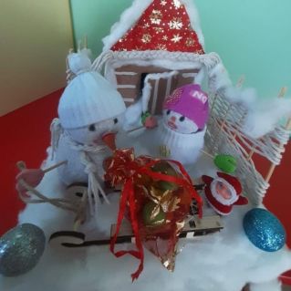 Домик снеговиков