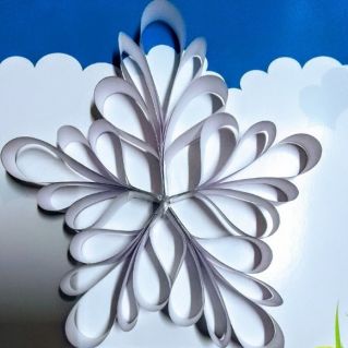 Нежная снежинка