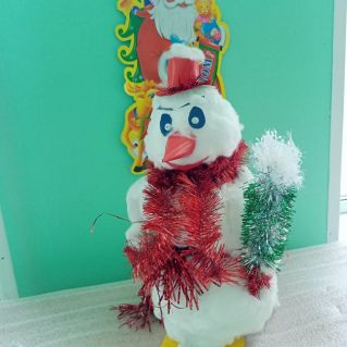 "Лыжник -снеговик"