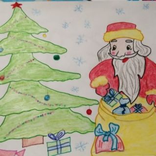 Весёлый Дед Мороз нам подарочки принёс!