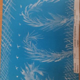 "Серебряные узоры на стекле"