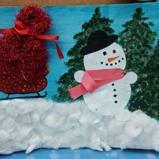 "Снеговик-почтовик"