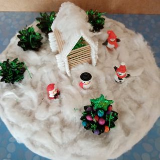 "Новогодний хоровод на лесной полянке"