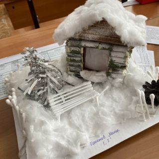 Сказочный зимний домик