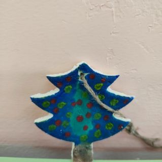 Ёлочка из теста