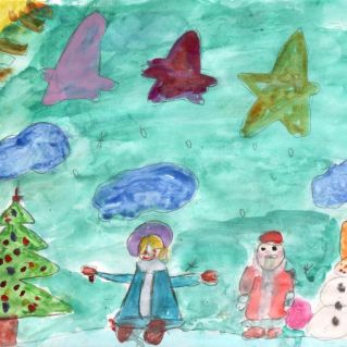 Дед Мороз и Снегурочка