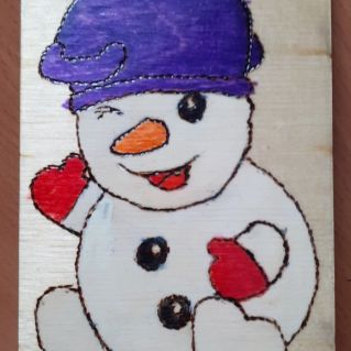 "Снеговик - озорник"