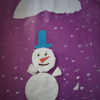 "Весёлый снеговик"