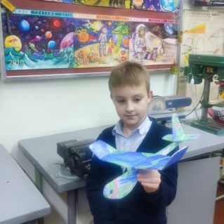 Модель метательного планера