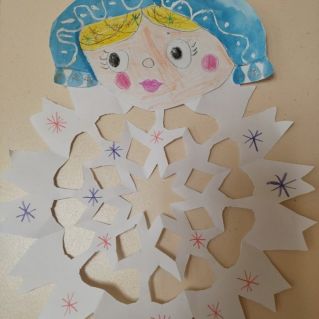 "Нарядная снегурочка"