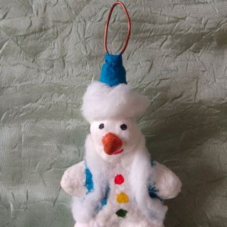 елочная игрушка " Снеговик"