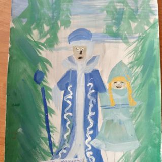 Снегурочка и Дед Мороз