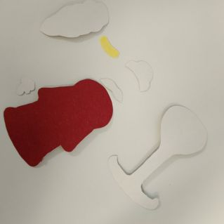 Новогодняя  еловая веточка