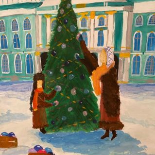 Ёлка у Эрмитажа