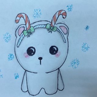 новогодний мишка