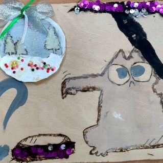 "Новогодний кот Сэм"