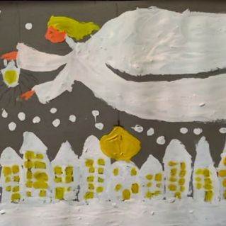 Снежный ангел.