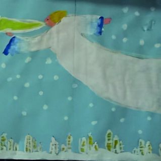 Зимний ангел.