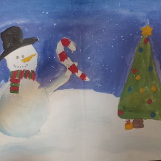 зимний день