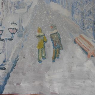 Зима в парке