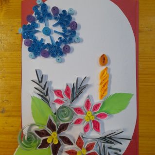 Свеча горела