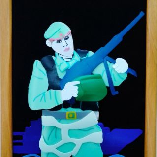 Панно "Защитник Отечества"