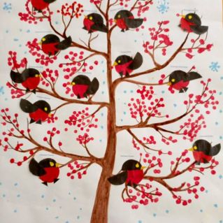 Снегири рады зиме