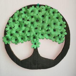 Панно " Цветущая абстракция"