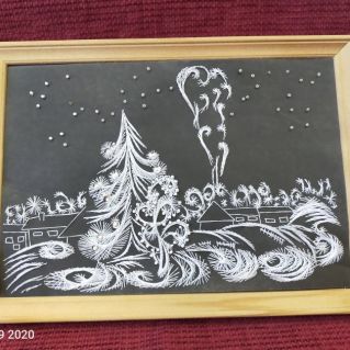 Зима в деревне