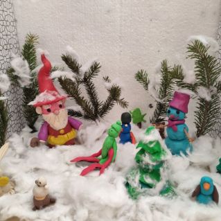 Сказочный зимний лес