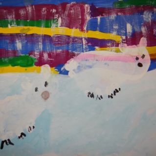 Умка с мамой