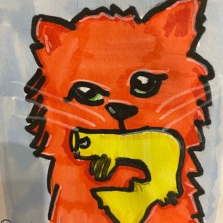 Рыжий котик