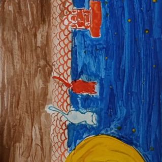 Коты на крыше