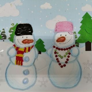 Два снеговика