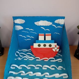 Кораблик мирного детства