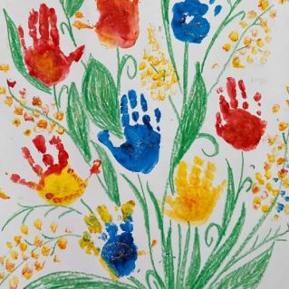 Открытка "Поздравляем с днём весны!!!"