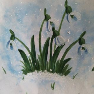 Первые подснежники