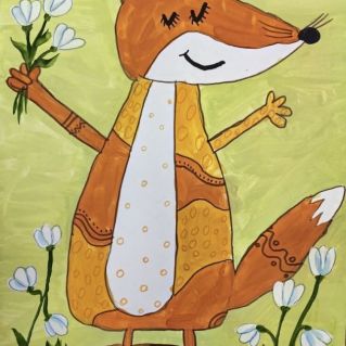 Рисунок "Весеннее настроение"